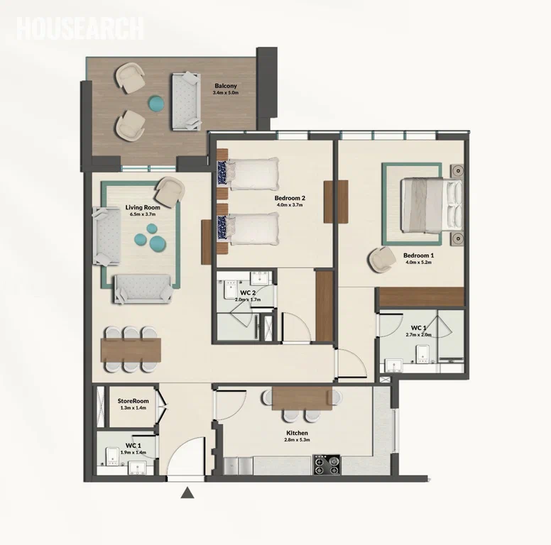 2 Bedroom